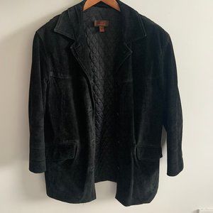 Lined Genuine Real Suede Oversized 90s Y2K Grunge Jacket Coat
